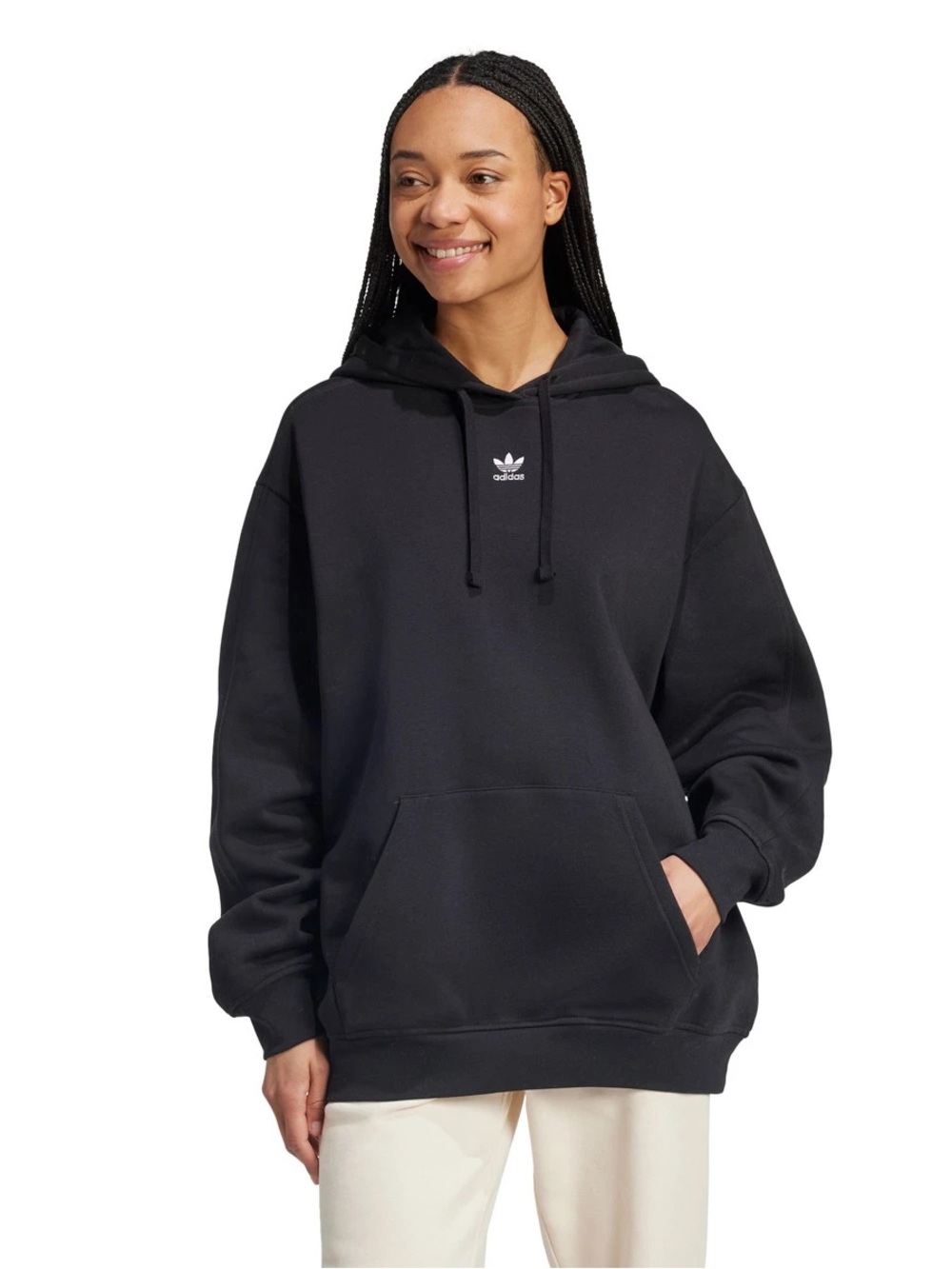 Adidas Essentials Oversized Fleece Hoodie